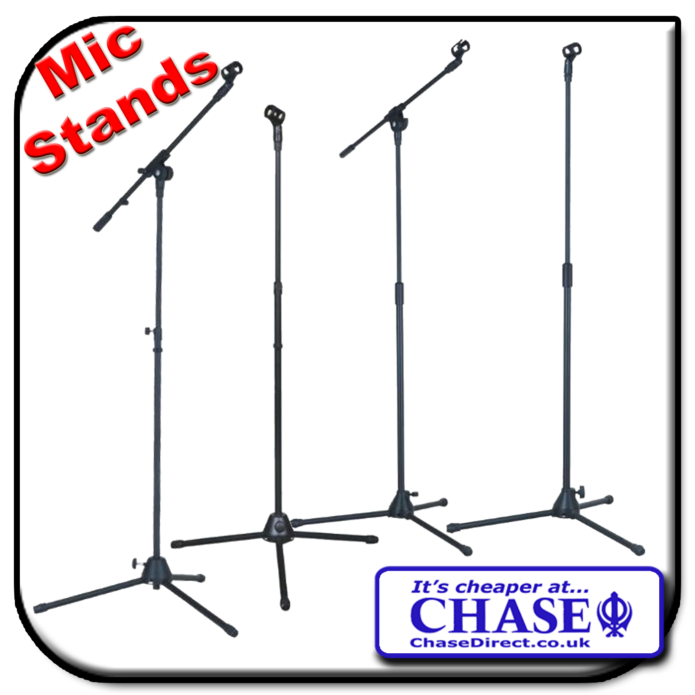 Kinsman By Chase Straight Microphone Stand Lead Singer Quick Release
